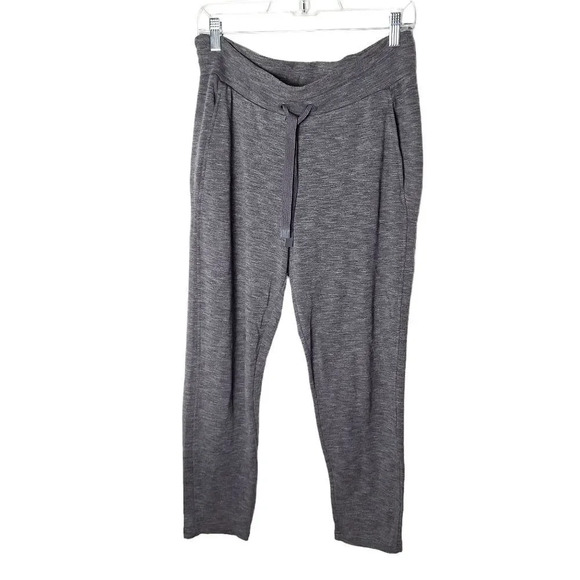 Athleta Women Small Gray Grey Post OM Jogger Drawstring Pockets - Picture 2 of 8